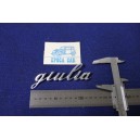 SCRITTA "GIULIA"  IN CORSIVO  TIPO GRANDE  ALLUMINIO