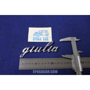 EMBLEM "GIULIA" (BIG TYPE)  ALLUMINIUM