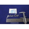 EMBLEM "GIULIA" (BIG TYPE)  ALLUMINIUM