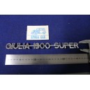 EMBLEM "GIULIA 1300 SUPER" ALLUMINIUM