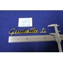 EMBLEM "GIULIETTA"  GOLDEN PLASTIC