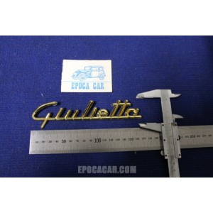 SCRITTA "GIULIETTA" PLASTICA DORATA