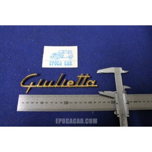 SCRITTA "GIULIETTA"  METALLO DORATO