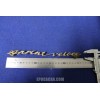 SCRITTA "SPRINT VELOCE"  METALLO DORATO (DA DORARE)