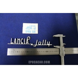 EMBLEM "LANCIA JOLLY"   METAL CHROME