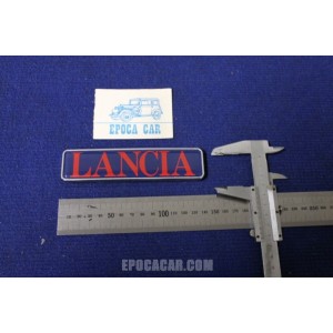 EMBLEM "LANCIA" (RED AND BLUE)  PLASTIC