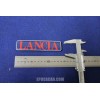 SCRITTA "LANCIA"  (ROSSA E BLU)    PLASTICA