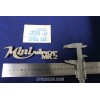 EMBLEM "MINI MINOR MK2" (THIN THICKNESS) METAL