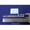 EMBLEM "AUTOBIANCHI A 112" (BIG TYPE) METAL CHROME