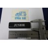 SCRITTA "JUNIOR" LATERALE X A112 (CON SBALZO)   PLASTICA NERA