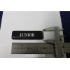 SCRITTA "JUNIOR" LATERALE X A112 (CON SBALZO)   PLASTICA NERA