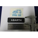 EMBLEM "ABARTH" LATERAL FOR A112   PLASTIC