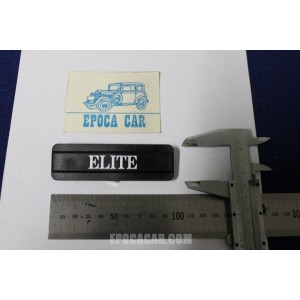 SCRITTA "ELITE" (CON SBALZO) LATERALE X A112  PLASTICA NERA