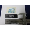 SCRITTA "ELITE" (CON SBALZO) LATERALE X A112  PLASTICA NERA