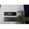 SCRITTA "ELITE" (CON SBALZO) LATERALE X A112  PLASTICA NERA