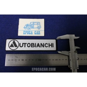 EMBLEM "AUTOBIANCHI" POSTERIOR FOR A112  PLASTIC