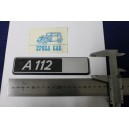 SCRITTA "A112"   PLASTICA