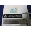 EMBLEM "A112 JUNIOR"  BLACK PLASTIC