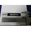 SCRITTA "A112 ABARTH" (SPESSORE FINO)   PLASTICA