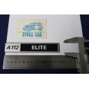 SCRITTA "A112 ELITE" (SPESSORE FINE)  PLASTICA