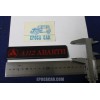 SCRITTA "A112 ABARTH"  SCRITTA ROSSA  IN PLASTICA