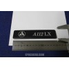 SCRITTA "A112 LX"  PLASTICA NERA