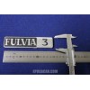 EMBLEM "FULVIA 3"  (COUPE')   METAL CHROME