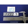 EMBLEM "FULVIA 3"  (COUPE')   PLASTIC