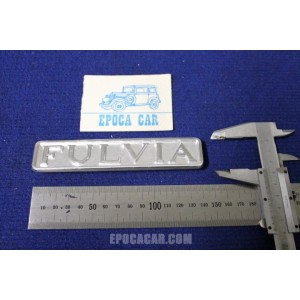 EMBLEM "FULVIA"  METAL CHROME