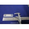 SCRITTA "2000" METALLO CROMATO  SFONDO BLU