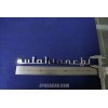 SCRITTA "AUTOBIANCHI"  LUNGHEZZA  305 mm   METALLO CROMATO