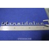 EMBLEM "AUTOBIANCHI" LENGHT 305 mm   METAL CHROME