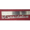 EMBLEM "AUTOBIANCHI"  LENGHT 240 mm  METAL CHROME