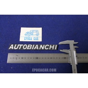 EMBLEM "AUTOBIANCHI"   METAL