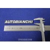 EMBLEM "AUTOBIANCHI"   METAL