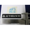 EMBLEM "AUTOBIANCHI"  BLACK PLASTIC