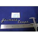 EMBLEM "PRIMULA COUPE'" METAL CHROME