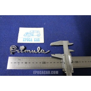 EMBLEM "PRIMULA" (SMALL TYPE 115 mm)  METAL CHROME