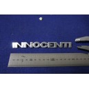 EMBLEM "INNOCENTI" (LENGHT  150mm)  METAL CHROME