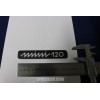 EMBLEM "MINI 120" BLACK METAL