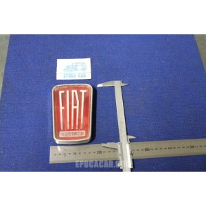 BADGE "FIAT COSTRUZIONE SPA  HEIGHT 135 mm  PLASTIC