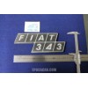 EMBLEM "FIAT 343"  PLASTIC