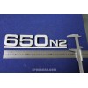 EMBLEM "650 N2"   METAL