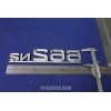 SCRITTA "662 N 2"   METALLO OPACO