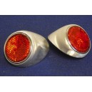 REFLECTORS ROUND WITH SUPPORT ALUMINUM