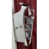 CENTRE GRILLE HEART CHROME MASK
