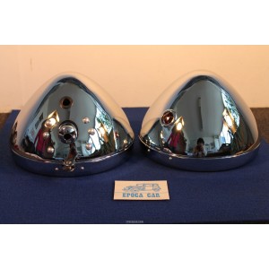 FRONT LIGHT CHROME COMPLETE BALILLA 3 MARCE MODEL "LUSSO"