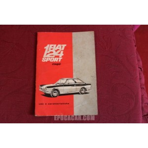 124 SPORT COUPE'     USE AND SERVICE BOOK  (2° EDITION 1967)