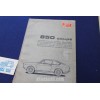 850 COUPE'   BODY SPARE PARTS CATALOGUE (1° EDITION 1966)