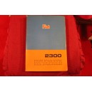 2300    MECHANICS SPARE PARTS CATALOGUE (2° EDITION 1966)
